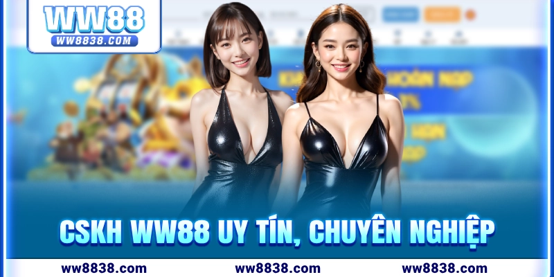 Dịch vụ chăm sóc khách hàng WW88 uy tín, tính chuyên nghiệp cao