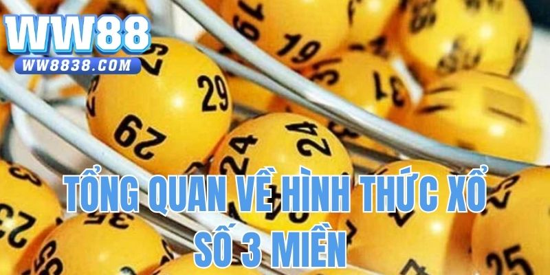 Tổng quan về hình thức xổ số 3 miền Bắc - Trung - Nam